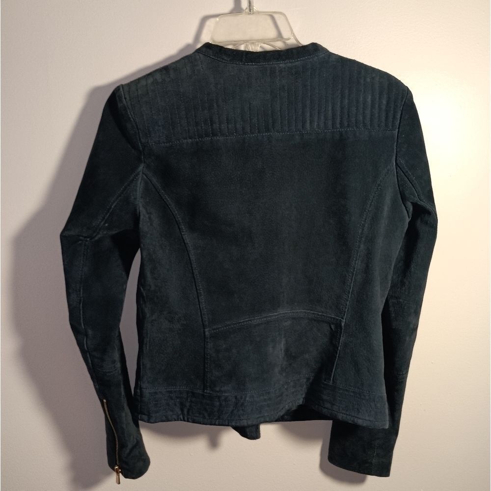 MANGO Suede Moto Coat - Picture 10 of 14